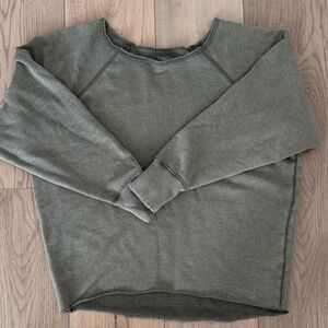 Aerie Olive Green Sweatshirt